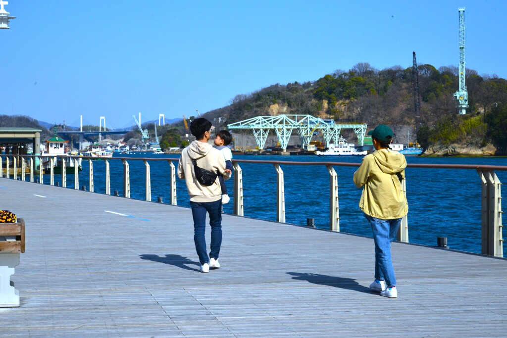 港の散歩　➁。。。！