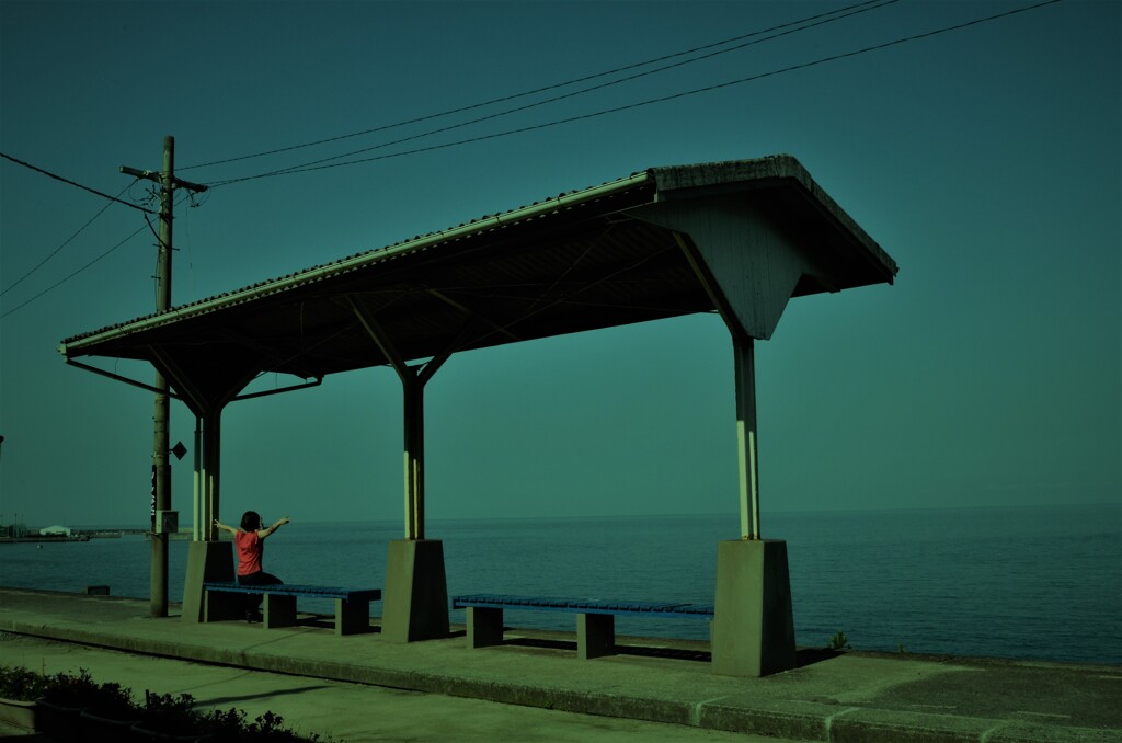 海に一番近い駅　③　。。。！