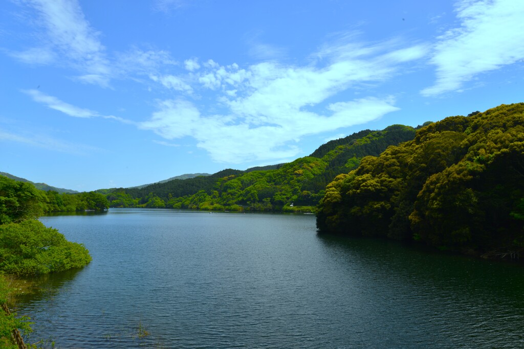 緑風が湖水を渡る　➁。。。！