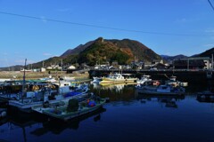 秋暮れの上灘漁港　①。。。！