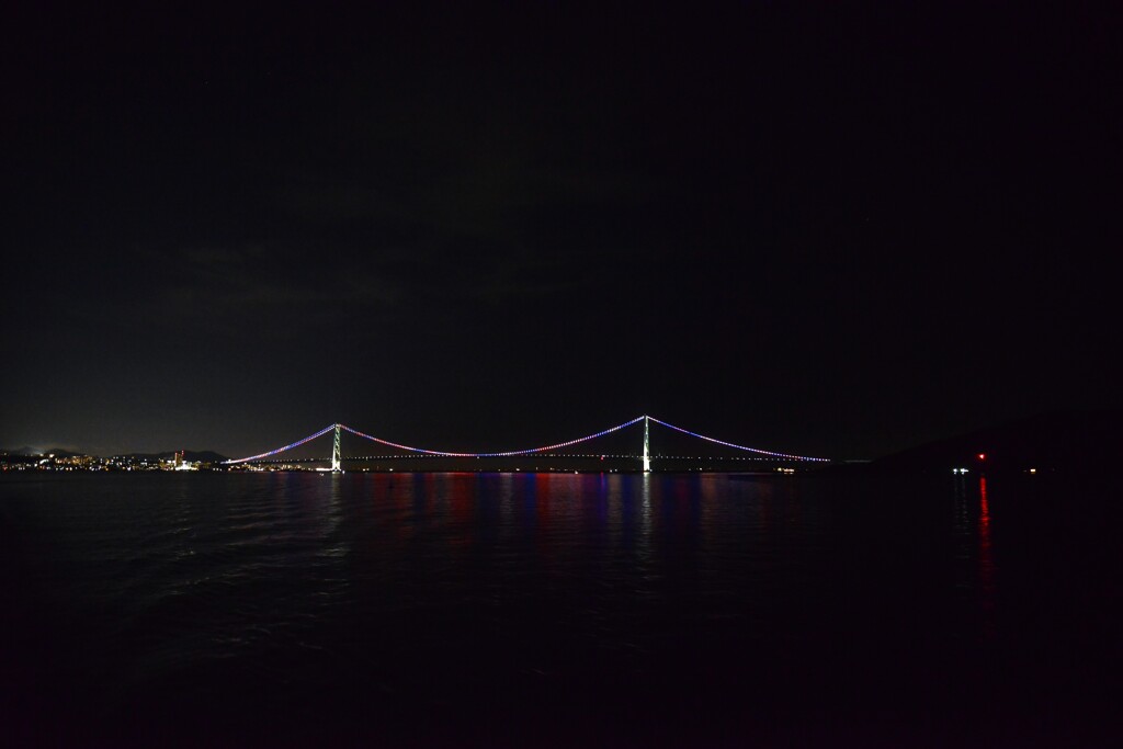 七色の明石海峡大橋　⑤。。。！