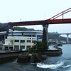 雨の音戸ノ瀬戸　➂。。。！