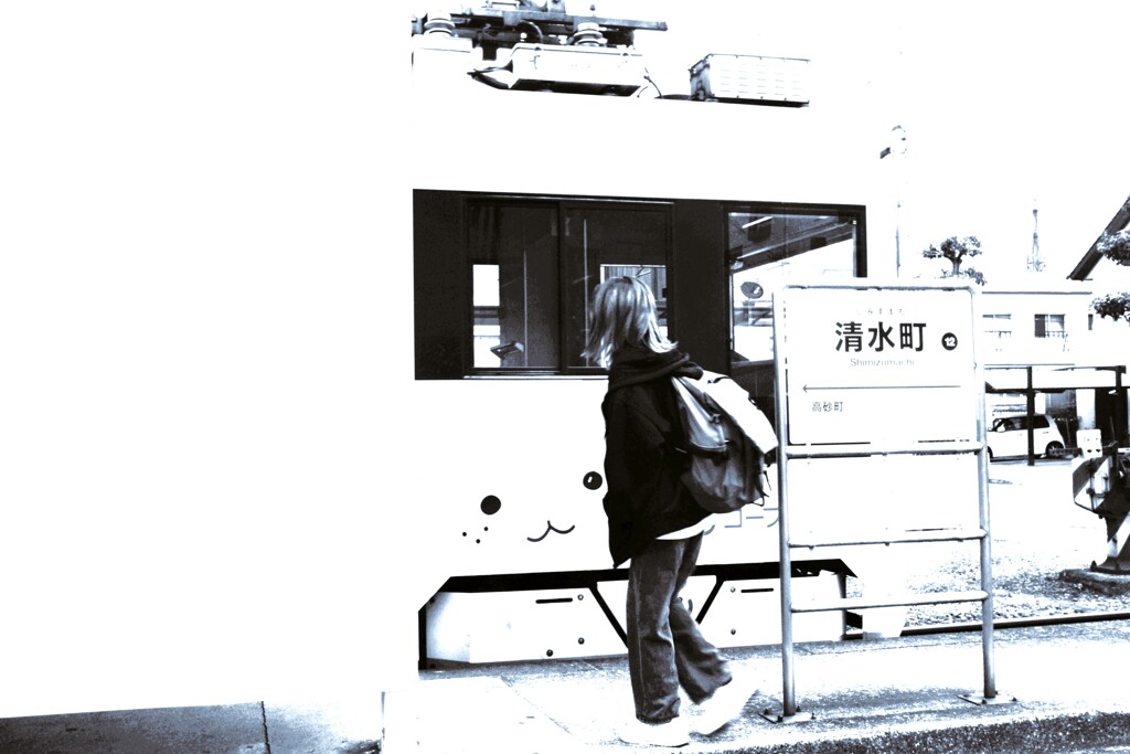 停車場にて　①。。。！