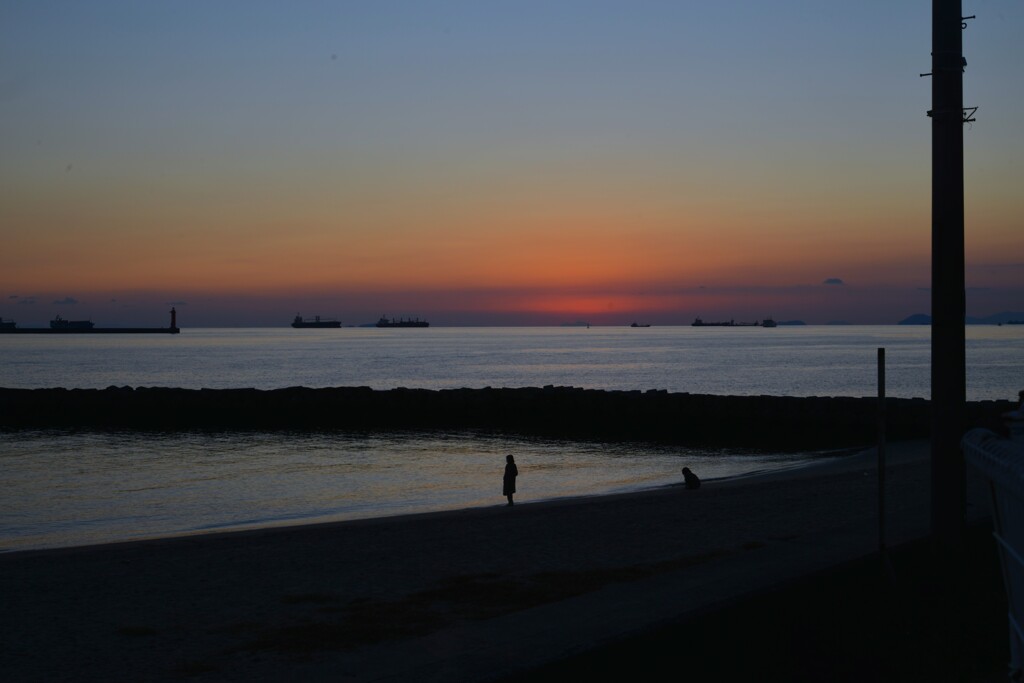 冬の海をみつめる時　➂。。。！