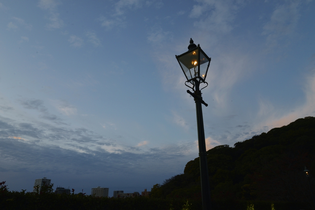 秋の空が暮れていく。。。！