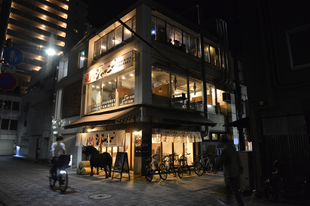 福山の夜　①。。。！
