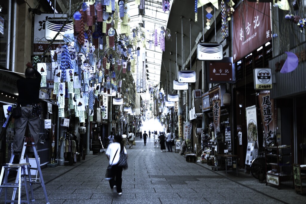 商店街の七夕祭り　➂。。。！