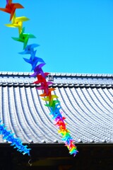 秋空にまわれ風車　②。。。！