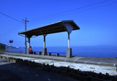 下灘駅．．青い海と青い空　➁。。。！