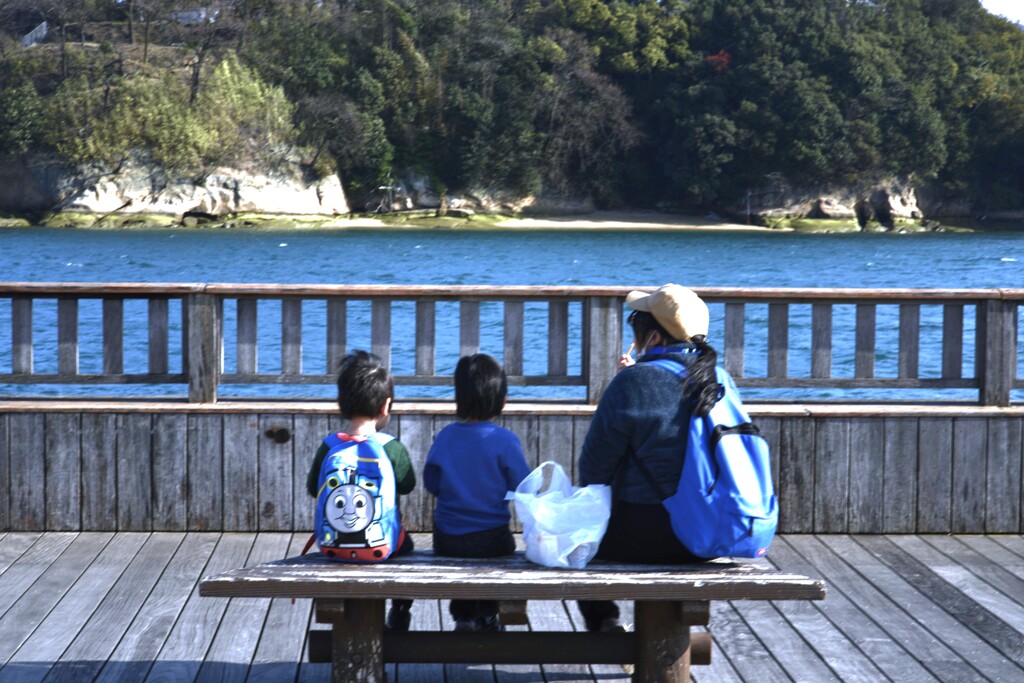 港の散歩　➂。。。！