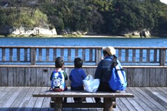 港の散歩　➂。。。！