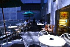 朝の駅カフェ。。。！