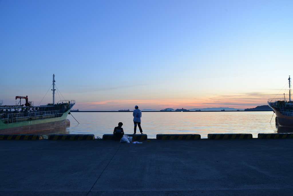 夏の釣り人　➂。。。！