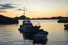夕日に染まる　①。。。！