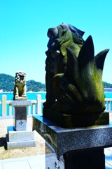 海の鳥居と龍神社　➂。。。！