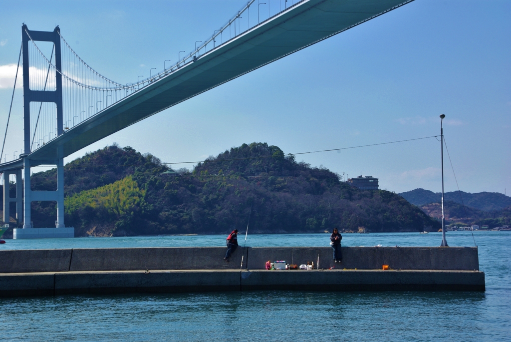 大橋のある風景　②　。。。！