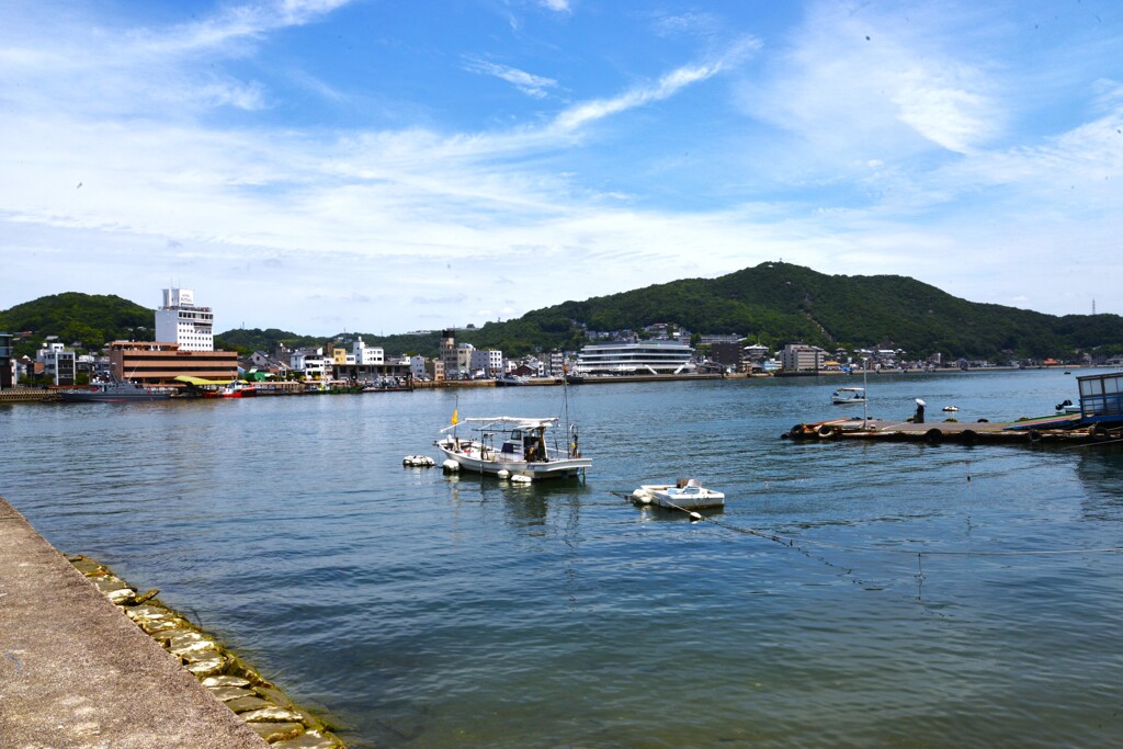 海と渡船　④。。。！