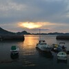 漁港に陽は落ちて　①。。。！