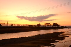 夕闇シルエット　➂。。。！
