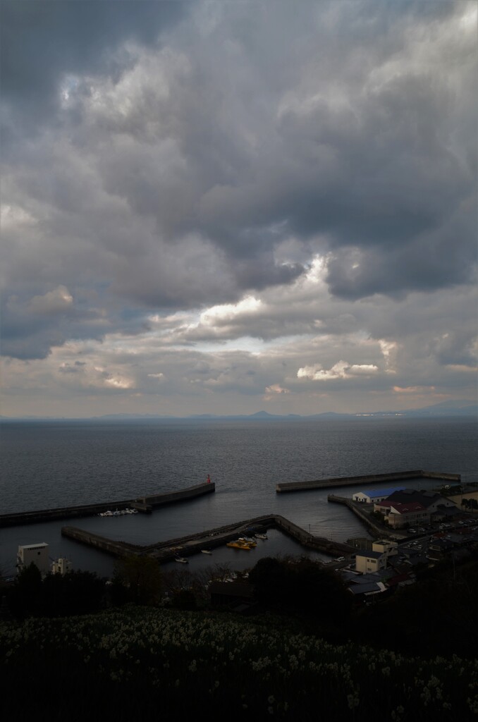 丘から見下ろす。。。！