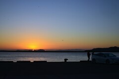 夕暮れドライブ　①。。。！