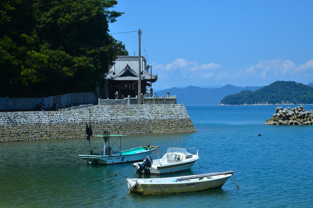 海の鳥居と龍神社　④。。。！