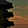 暮れゆく仏舎利塔。。。！