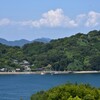 夏の馬島灯台と来島　➂。。。！