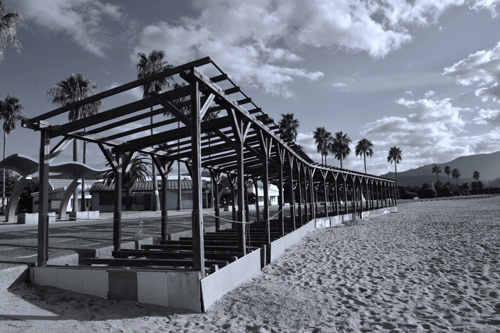 誰もいない海　➂。。。！