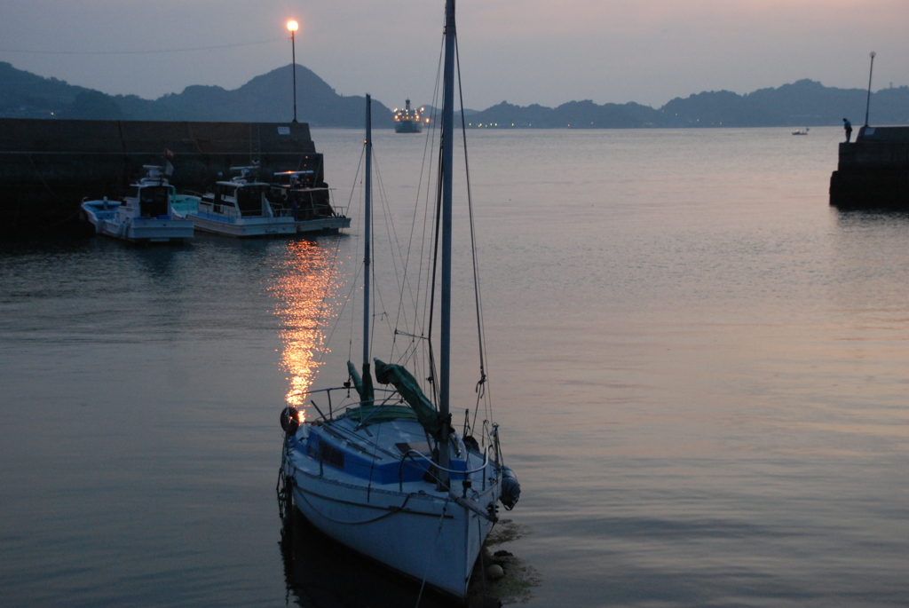 錨を下す。。。！