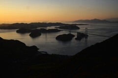 亀老山展望台から　➂。。。！