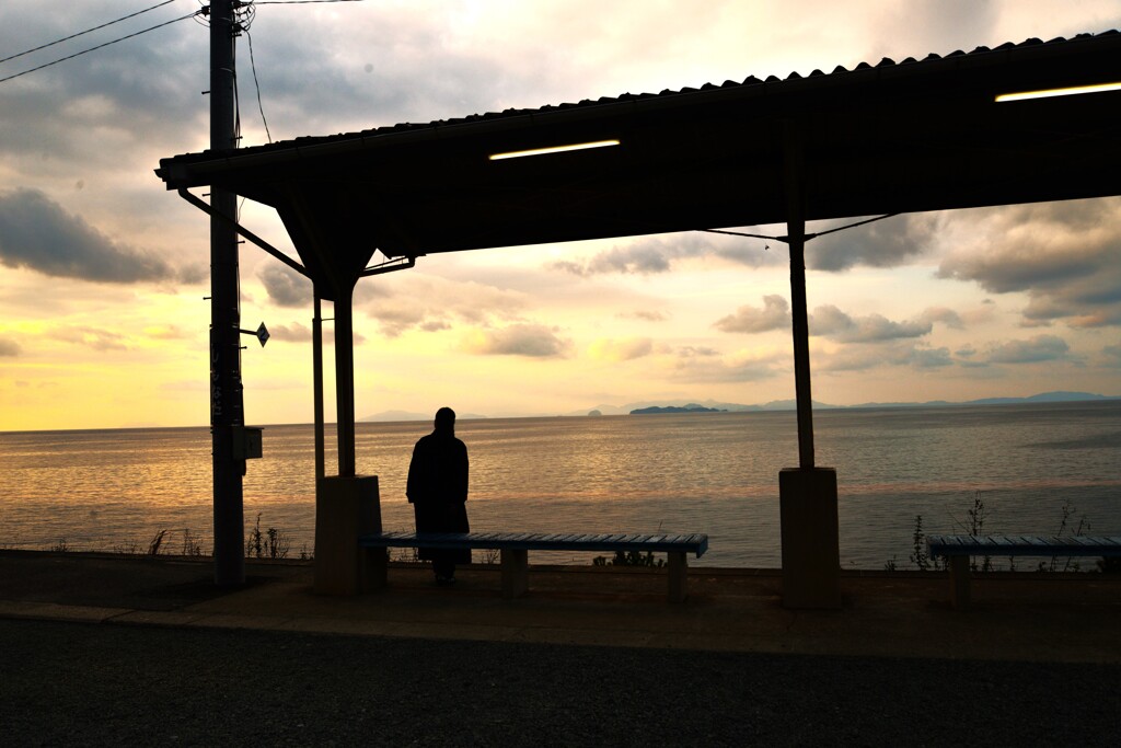 冬の停車場で　②。。。！