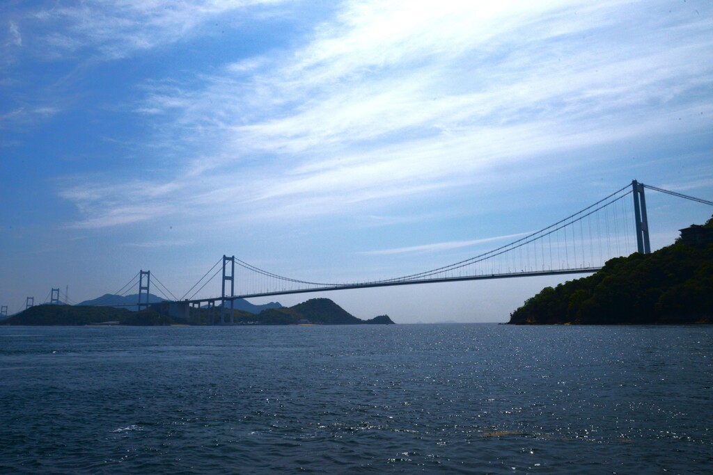 春風渡る来島大橋　①。。。！