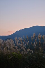 夕暮れ山の海原　④。。。！