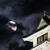 月食と丸亀城