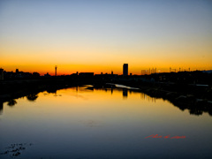 マジックアワーの名残