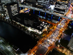 「淀屋橋スカイテラス」からの夜景-5