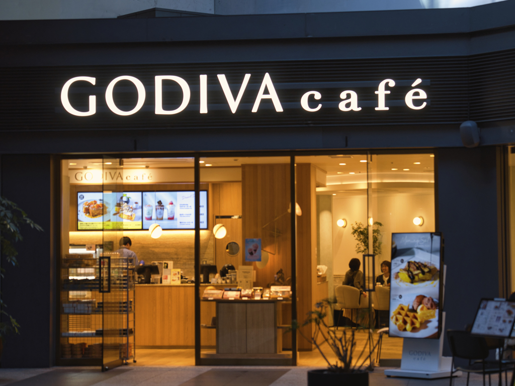 横浜　GODIVA cafe