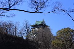 大阪城散歩終了。