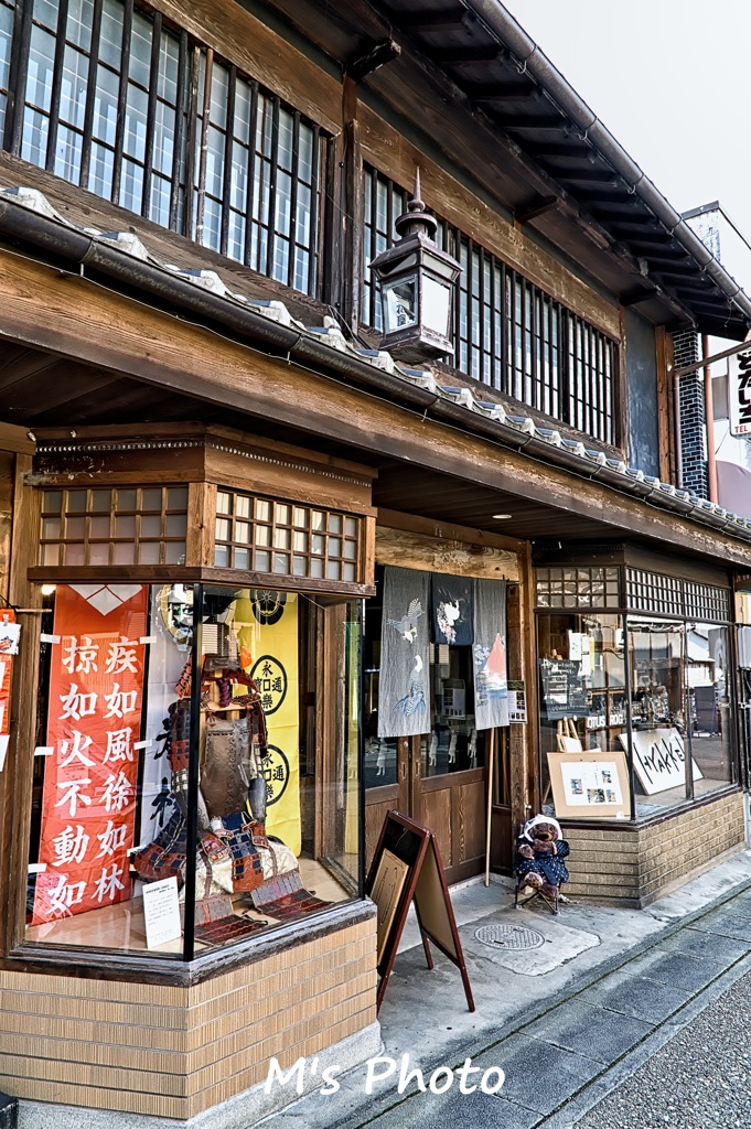 岩村の町並み