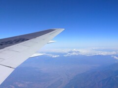 富士山を拝む