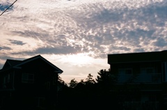 夕暮れ