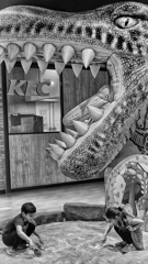 子供たち と REX　　