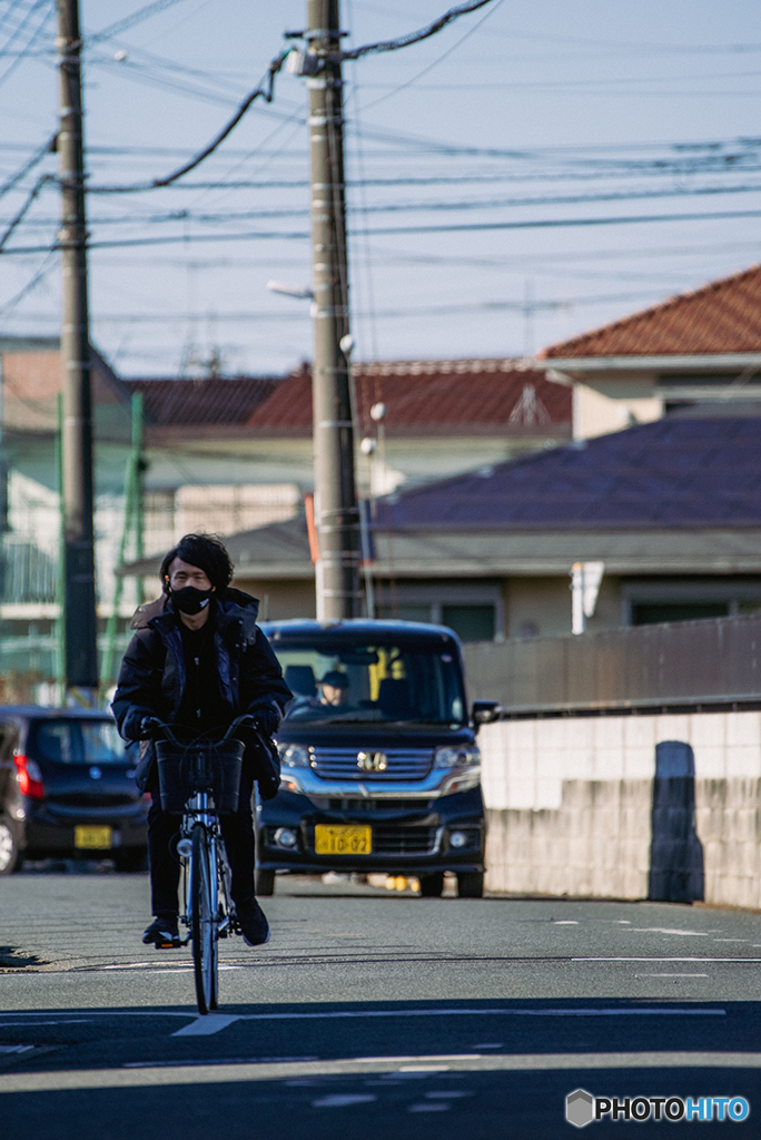 市街地にて....