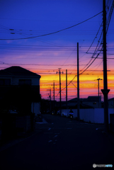 いつもの夕日
