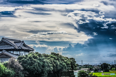 立体感がある雲