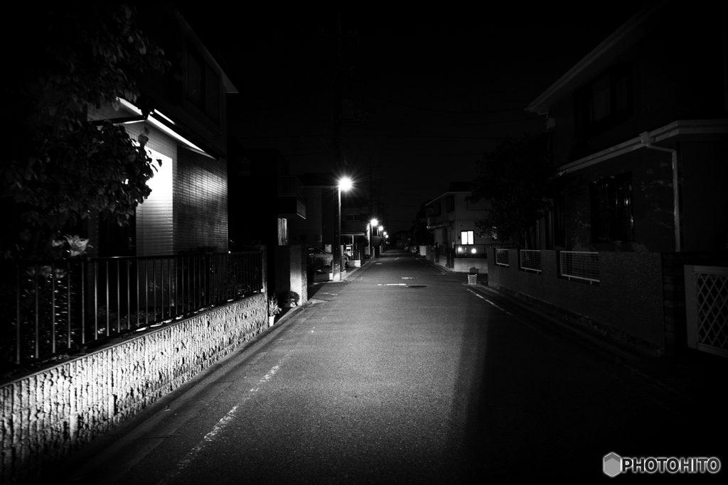 久しぶりに夜の散歩...
