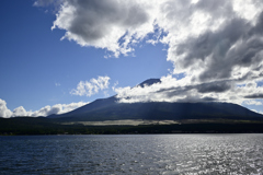 山中湖から見た富士