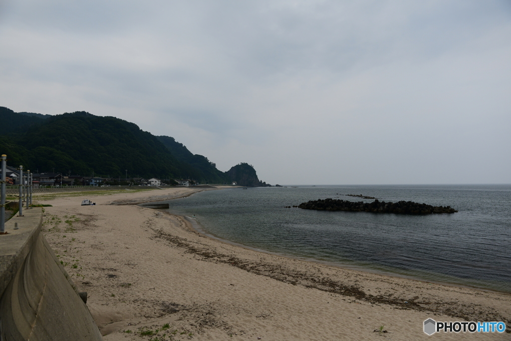 日本海桑川駅近く