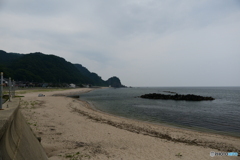 日本海桑川駅近く